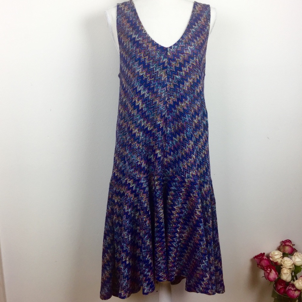 Anthropologie MAEVE chevron knit west water swing